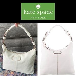 Kate Spade White Hobo Bag